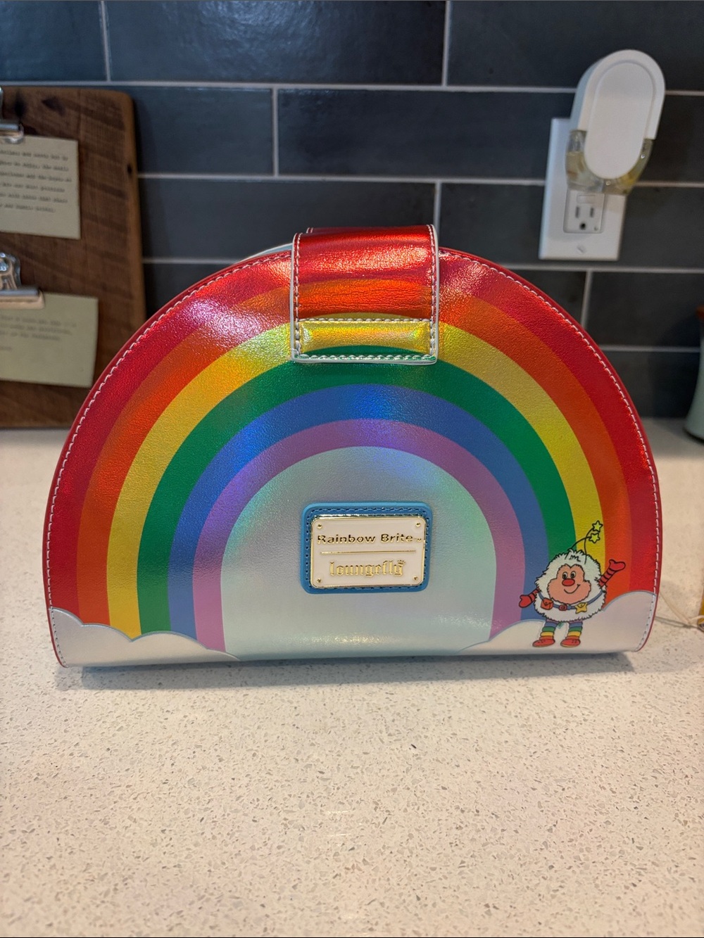 Rainbow Brite Light Up Loungefly Crossbody NWT - Picture 4 of 8